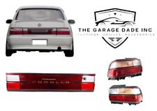 For 93-97 Toyota Corolla Rear Tail Lights Set Center License Board Garnish JDM picture