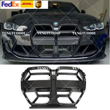REAL CARBON FIBER V STYLE NOSE GRILL GRILLE FOR 2021-2023 BMW M3 G80 M4 G82 G83 picture