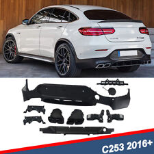 Rear Bumper Diffuser W/Exhaust Tips FOR MERCEDES BENZ GLC X253 C253 COUPE 2019+ picture