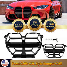 FOR 21~24 BMW M3 G80 M4 G82 G83 CSL STYLE PREPREG CARBON FIBER NOSE GRILL GRILLE picture