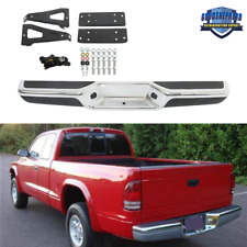 Fit For 1997-2002 2003 2004 Dodge Dakota Steel Rear Step Bumper Assembly Chrome picture
