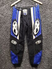Vintage Answer Edge Motocross Pants 30 Blue Waterproof Coated Y2K Dirt Bike picture