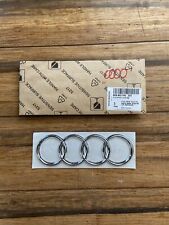 🚙98-2004 Audi A4 S4 REAR LOGO BADGE Boot Rings Emblem 8D98537422ZZ NEW OEM⚙️ picture