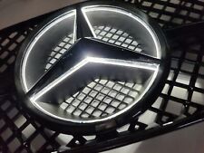 LED W208 CLK grille + 6000k black + CLK320 CLK430 Mercedes glossy black star picture