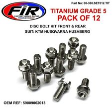 FIR titanium brake disc bolt set front + rear BETA 480 498 RR XTRAINER 12-18 picture