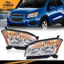 Fit For 2013 2014 2015 2016 Chevy Trax Headlight Assembly Pair Halogen Headlamp picture
