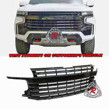Fits 21-24 Chevy Tahoe / Suburban Badgeless Front Grille (Gloss Black) picture