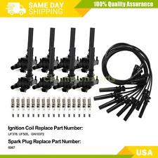 8x Ignition Coils +16x Iridium Spark Plugs+8x Wires For Dodge Ram 5.7L V8 UF378 picture