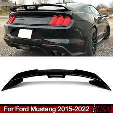 Fit Ford Mustang GT500 2015-2024 GT Style Rear Trunk Spoiler Wing Gloss Black picture