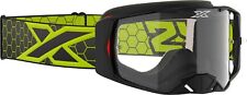 EKS Brand Lucid Black Flo Yellow Clear Lens Goggles Adult picture