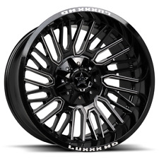 20X10 Luxxx HD Off-Road LHD28 6X135/139.7 -18 106.1 Gloss Black Milled - Wheel picture