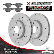 Front Disc Rotors + Ceramic Brake Pads for 2012 - 2018 Ford Focus Volvo C30 S40 picture