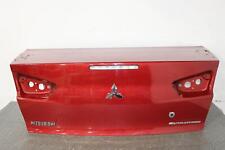 08-15 Mitsubishi Lancer EVO X Rear OEM Trunk Deck Lid (Rally Red P26) See Photos picture