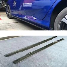 New 2Pc For Honda 10th Civic FC SA-Style Side Skirt Panel Extension Carbon Fiber picture