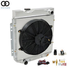 3 Row Radiator+Shroud Fan AT For 1960-66 Falcon Ranchero Mustang 1961-65 Comet picture