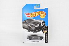 Hot Wheels '17 Nissan GT-R (R35) Gray 2017 #364 Nightburnerz #1/10 SEE PICS A3 picture