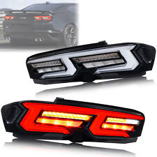 LED Tail Lights for Chevrolet Camaro Chevy 2019-2023 Sequential White Rear Lamps picture
