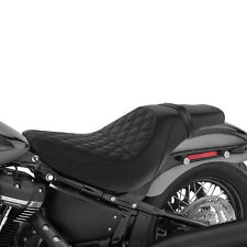 Black Driver Passenger Seat Fit For Harley Street Bob Softail FLHC 2018-2023 19 picture