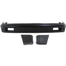 Front Bumper Kit For 1986-95 Suzuki Samurai Painted Black Steel With Bumper End picture