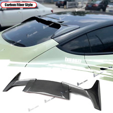 For 2017-2023 Tesla Model 3 Carbon Style Rear Trunk Roof Spoiler Boot Wing Lip picture