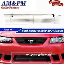 Fits 1999-2004 Ford Mustang Saleen Bumper Grille Billet Grille Insert Chrome picture