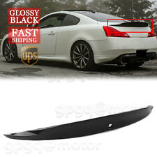 For Infiniti G37 2008-2015 Coupe 2 Door Gloss Black High Kick Rear Trunk Spoiler picture