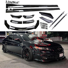 Front Bumper Spoiler Body Kit / Side Skirt/Strut Rods For Acura TL TLX ILX picture