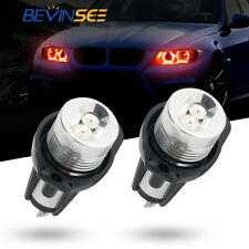 For BMW E90 E91 pre-LCI Red LED Angel Eyes Halo Marker Parking Light Bulbs Kit picture