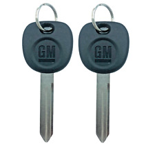 2 New OEM Ignition Logo Key Uncut Blade Blank For GM Chevy Truck Van B102-P picture