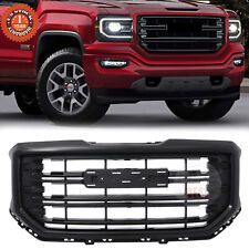 Fit 2016-2019 GMC Sierra 1500 Front Bumper Grille Glossy Black picture