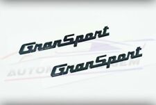 for Maserati GranSport Emblem Gloss Black Fender Letter Badge Quattroporte picture