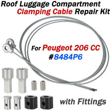 For Peugeot 206 CC Roof Sunroof Trunk Clamping Pull Cable Repair Kit 8484P6 L+R picture