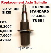Replacement Trailer Axle Spindle 2-1/2