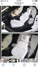 1999 30TH Anniversary Pont Trans Am LEATHER SEAT COVERS WITH 30TH logos IN STOCK picture