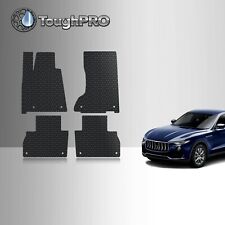 ToughPRO Floor Mats Black For Maserati Levante All Weather Custom Fit 2017-2024 picture