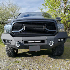 For 2013-2023 Dodge Ram 1500 Heavy Duty Front Bumper W/ D-Rings & LED Fog Lights picture