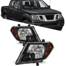 Headlight Headlamps For 2009-2020 Nissan Frontier Truck Black Left Right Side picture