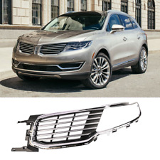 Chrome Grille Insert Driver Side Fits for Lincoln MKX 2016-2018 Front Bumper picture