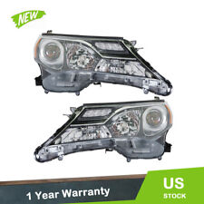 Front Headlight Assembly Fit For 2013-2015 Toyota RAV4 LH + RH Pair Clear Lens picture