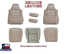 For 2002 2003 2004 2005 Ford Excursion Limited XLT LEATHER Seat Covers in Tan picture