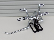 OUTLAW CHROME FORWARD CONTROLS & KICKSTAND 2000-2017 SOFTAIL HARLEY FXST/FLST picture