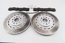 Maserati Levante S Trofeo front brake pads & dimpled rotors picture