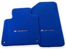 Blue Floor Mats For Honda S2000 Tailored Carpets With White S2000 Logo AUTOWIN picture