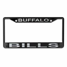 ⭐️⭐️⭐️⭐️⭐️ BUFFALO BILLS AUTHENTIC NFL Black METAL LICENSE PLATE FRAME GIFT  picture