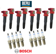 Ignition Coil & Spark Plug (8sets) Beru OEM for Porsche Cayenne Panamera GTS S picture