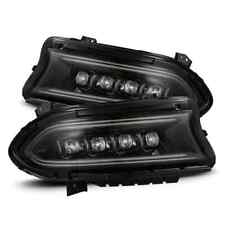 For 15-23 Dodge Charger NOVA Series Alpha Black LED Projector Headlights Lamps picture