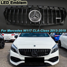  Grillel w/LED Emblem For 2013-2019 Mercedes Benz W117 CLA180 CLA250 CLA200 picture