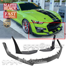 For Ford Mustang GT500 2015-2021 Matte Black Front Bumper Lip OR Corner Splitter picture
