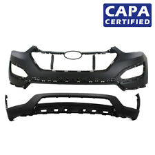 Front Bumper Cover Kit for 2013-2016 Hyundai Santa Fe HY1014100 HY1015103 CAPA picture