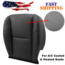For 2007-2013 Chevy Tahoe Driver Bottom Leather Seat Cover Black AC & Heated picture